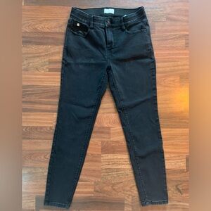 CURVE appeal Black Jeans Size 4/27 slightly distressed